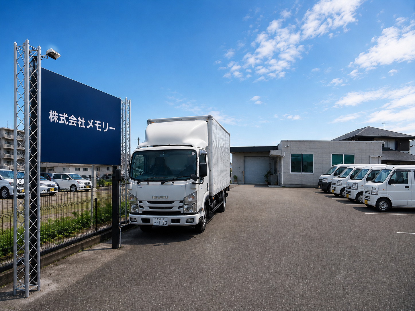 株式会社メモリーの社屋外観
